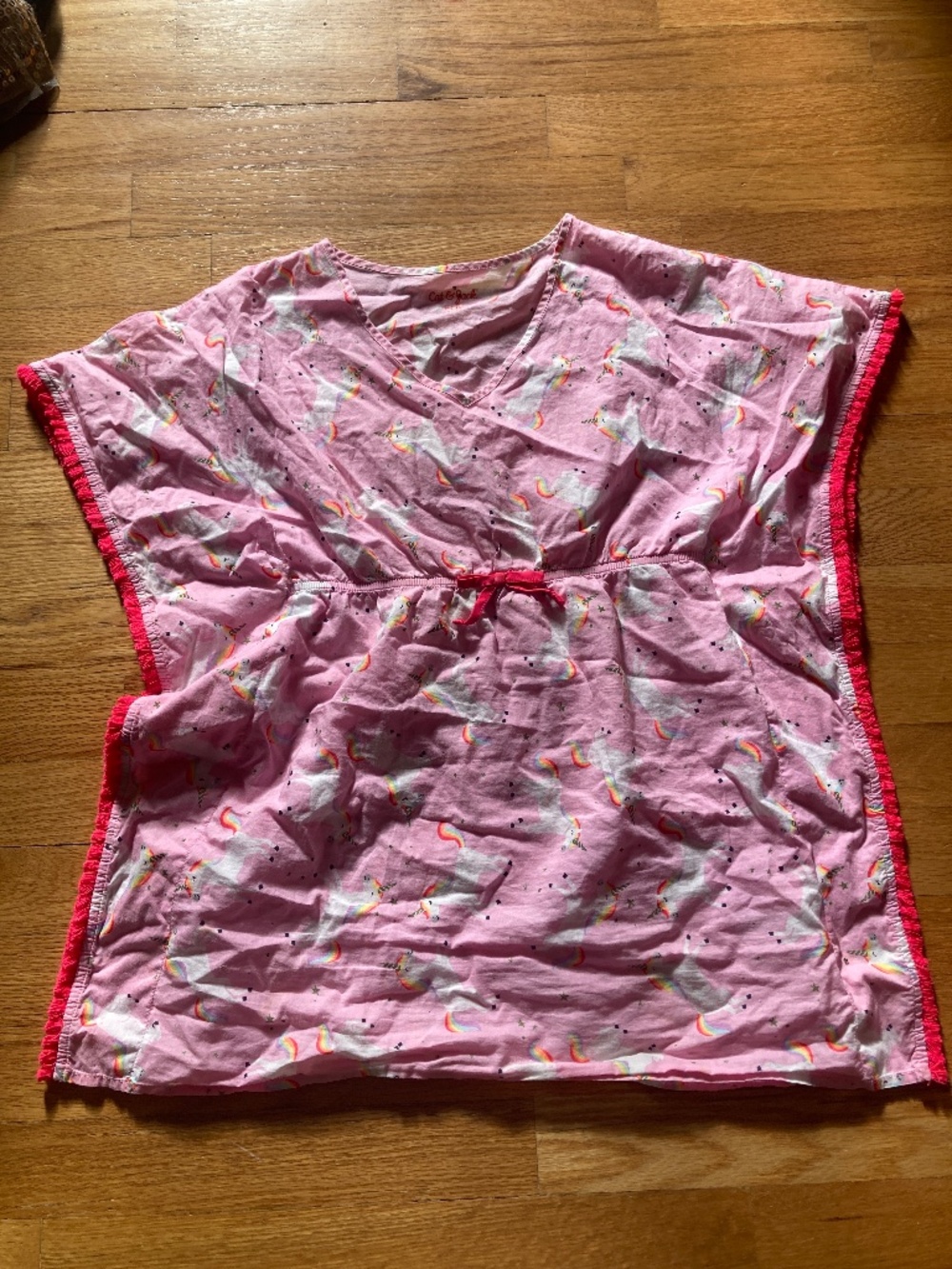 Girl's Unicorn Summer Poncho
